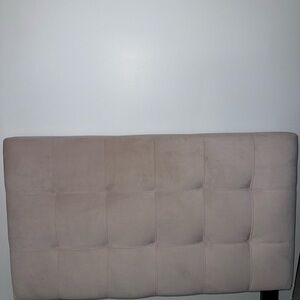 Baby Pink Upholstered Headboard - Twin